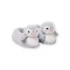 Pantoufles Grises Pingouin 3D Enfant Fille -Dpam 21XK3531PTD 940 1