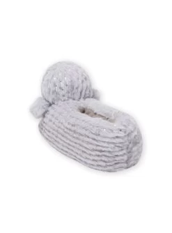 Pantoufles Grises Pingouin 3D Enfant Fille -Dpam 21XK3531PTD 940 3