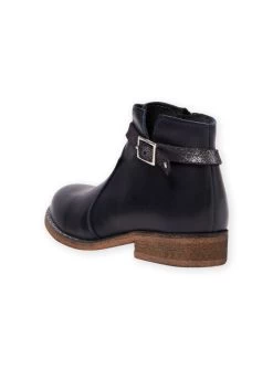 Boots Bleu Marine En Cuir Enfant Fille -Dpam 21XK3552D0D 070 3