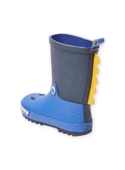Bottes De Pluie Bleu Marine Motif Dragon Enfant Garçon -Dpam 21XK3612D0C 070 3