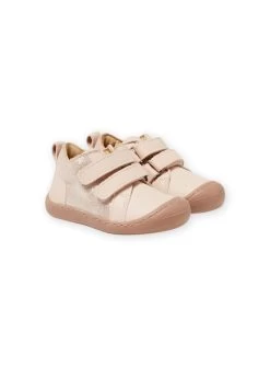 Bottillons Rose Clair En Cuir Bébé Fille -Dpam 21XK3751D0F 030 3