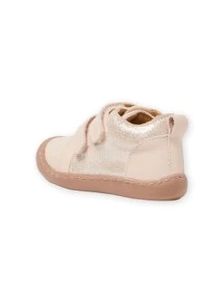Bottillons Rose Clair En Cuir Bébé Fille -Dpam 21XK3751D0F 030 5