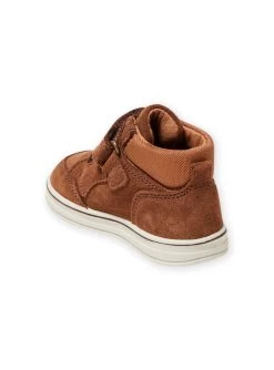 Baskets Camel En Suède Bébé Garçon -Dpam 21XK3871D3F 804 3