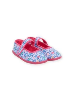 Ballerines Multicolores à Imprimé Léopard Enfant Fille