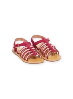 Sandales Spartiates Fuchsia Enfant Fille