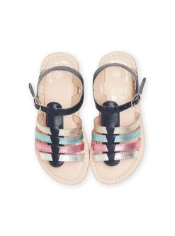 Sandales Spartiates Multicolores Enfant Fille -Dpam 22KK354HD0E 070 4
