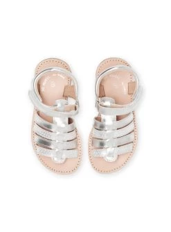 Sandales Argentées Enfant Fille -Dpam 22KK354JD0E 956 4