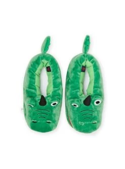 Pantoufles 3D Vertes Crocodiles Enfant Garçon -Dpam 22KK3611PTD 600 5