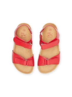Sandales Rouges Enfant Garçon -Dpam 22KK3641D0E 050 4