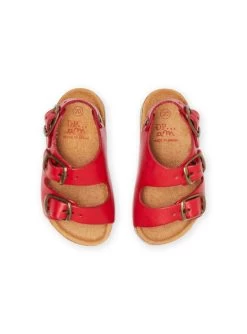 Sandales Rouges Bébé Garçon -Dpam 22KK3844D0E 050 4