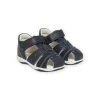 Sandales En Cuir Bleu Marine Bébé Garçon -Dpam 22KK3845D0E 070 1