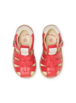 Sandales Rouges Bébé Garçon -Dpam 22KK3846D0E 050 4