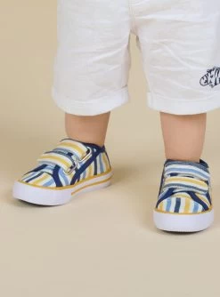 Tennis à Rayures Colorées Bébé Garçon