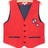 Gilet Sans Manches Rouge