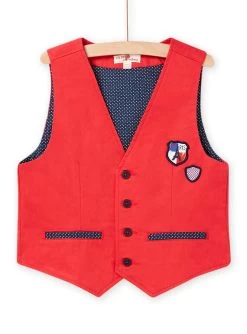 Gilet Sans Manches Rouge