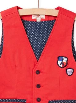 Gilet Sans Manches Rouge -Dpam 22S90221GSM F503 3