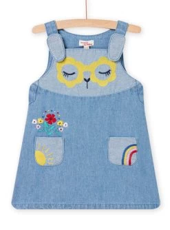 Robe Denim Clair Bébé Fille