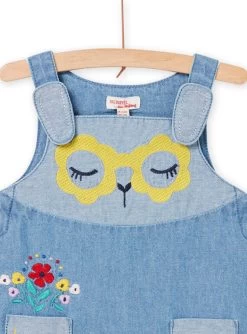 Robe Denim Clair Bébé Fille -Dpam 22SG09P1ROB P272 3