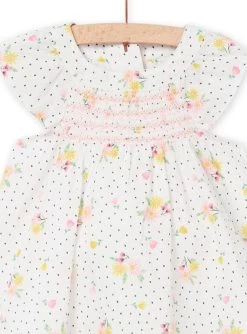 Robe écrue Et Bloomer Bébé Fille -Dpam 22SG09Q4ROB 001 4