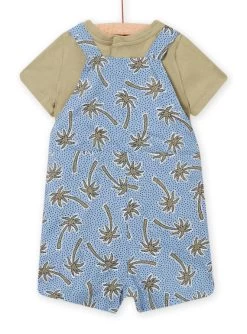 Ensemble Vert Pistache Et Bleu Bébé Garçon -Dpam 22SG10S1ENS 610 4