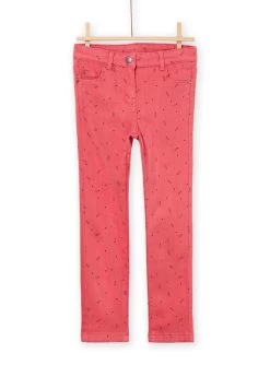 Pantalon En Toile à Imprimé étoile