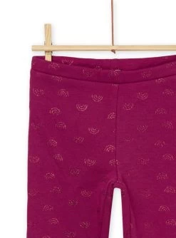 Legging à Imprimé Arc-en-ciel Violet -Dpam 22W901C6PAN H701 2