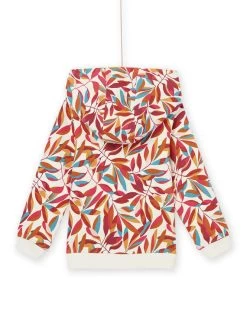 Sweat à Capuche à Imprimé Feuillage -Dpam 22W901D5JGH 003 3