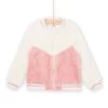 Teddy En Sherpa Blanc Et Rose -Dpam 22W901D6CAR 003 1