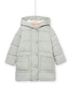 Doudoune à Capuche à Imprimé Pois Dorés -Dpam 22W901F2D3E 626 1 1