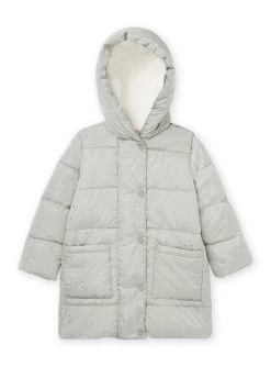 Doudoune à Capuche à Imprimé Pois Dorés -Dpam 22W901F2D3E 626 3