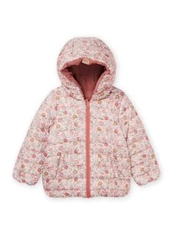 Doudoune à Capuche Réversible Face Unie Et Face Imprimé Fleuri -Dpam 22W901F3D3E D321 3