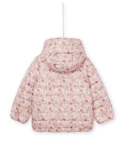 Doudoune à Capuche Réversible Face Unie Et Face Imprimé Fleuri -Dpam 22W901F3D3E D321 4