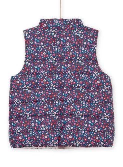 Doudoune Sans Manches Réversible à Imprimé Fleuri -Dpam 22W901F5D3E C220 3