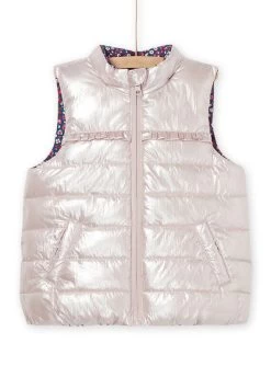 Doudoune Sans Manches Réversible à Imprimé Fleuri -Dpam 22W901F5D3E C220 4