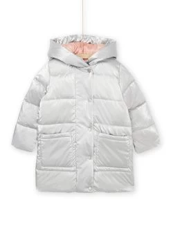 Doudoune à Capuche Argenté -Dpam 22W901G1D3E 956 1 1