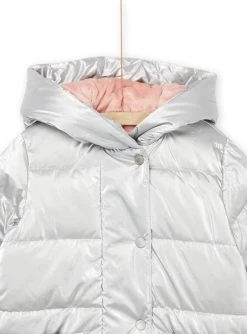 Doudoune à Capuche Argenté -Dpam 22W901G1D3E 956 2 1