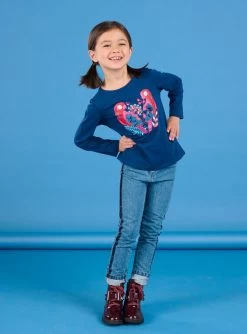 T-shirt Manches Longues à Animation Perroquets