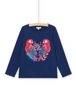 T-shirt Manches Longues à Animation Perroquets -Dpam 22W901O2TML C220 3