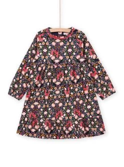 Robe En Velours Manches Longues Imprimée -Dpam 22W901Q3ROB C205 1 1