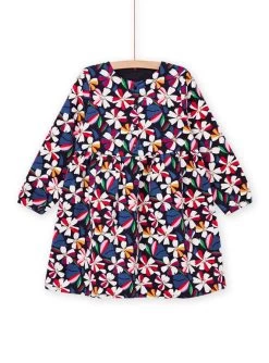 Robe En Velours à Imprimé Fleuri -Dpam 22W901R1ROB C243 3