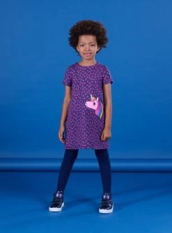 Robe Courte à Animation Licorne -Dpam 22W901R4ROB C243 2