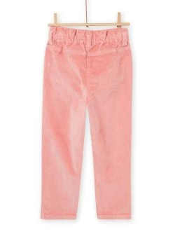 Pantalon Paperbag Rose En Velours Côtelé 9 Pantalon Paperbag Rose En Velours Côtelé -Dpam 22W901S1PAN D324 5