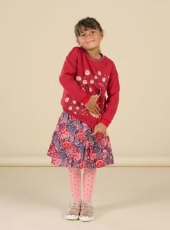 Jupe à Imprimé Fleurs