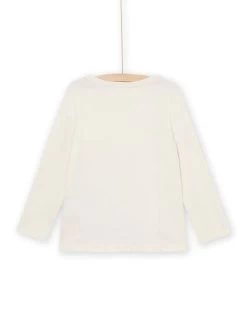 T-shirt à Manches Longues à Imprimé Paon -Dpam 22W901S4TML 003 4