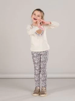 T-shirt à Animation Cur Et Girafes