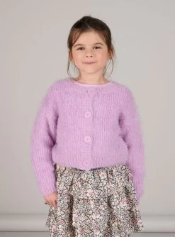 Cardigan En Maille Plume