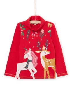 Sous-pull à Animation Licorne De Noël Et Rennes -Dpam 22W901V1SPL F529 3