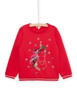 Sweat à Manches Longues à Motif Licorne De Noël -Dpam 22W901V1SWE F529 3