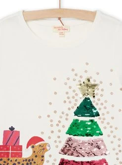 Tee Shirt Manches Courtes Ecru -Dpam 22W901V2TMC 001 3