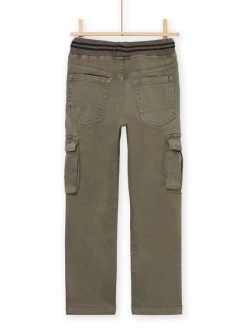 Pantalon Cargo Kaki à Taille élastiquée -Dpam 22W902B2PAN 609 5